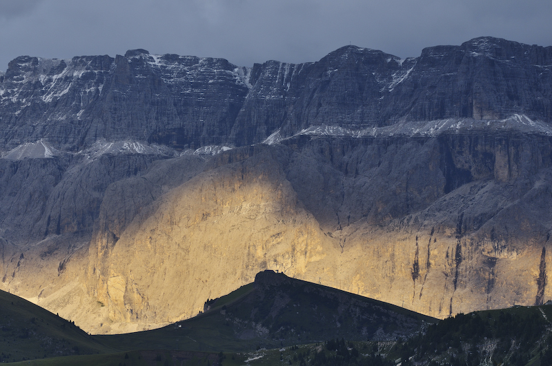 Lichtband am Sellastock