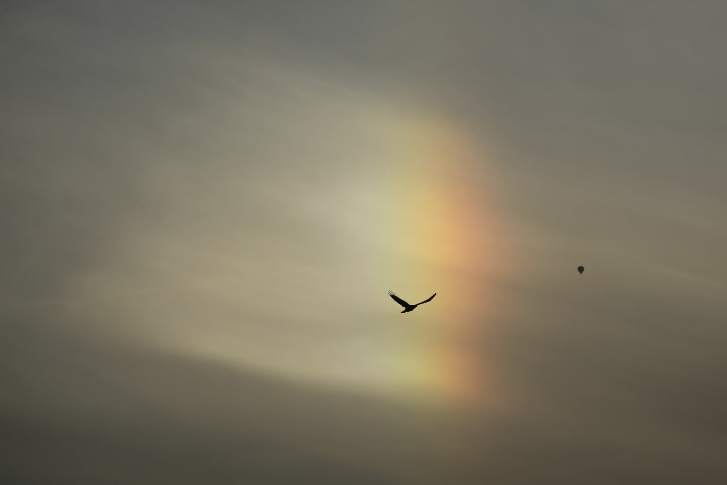 Lichtblick am abendlichen Himmel