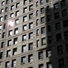 Lichtblick auf Fassade in New York