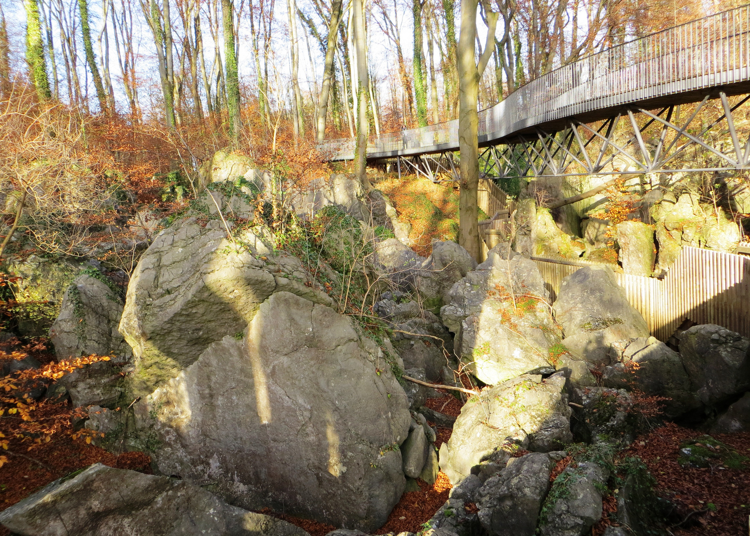 Lichtblick im Felsenmer