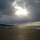 Lichtblick nach heftigem Gewitter an der Nordsee