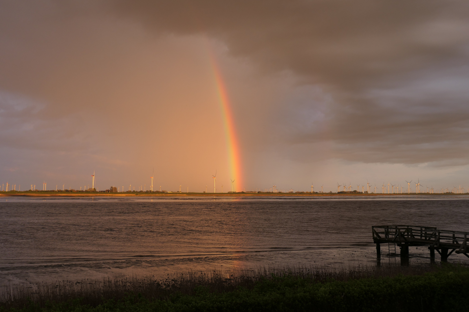 Lichtbrechung an der Eider