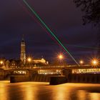 Lichtbrücken über Landshut