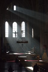 Lichtdurchbruch im Dom zu Bamberg