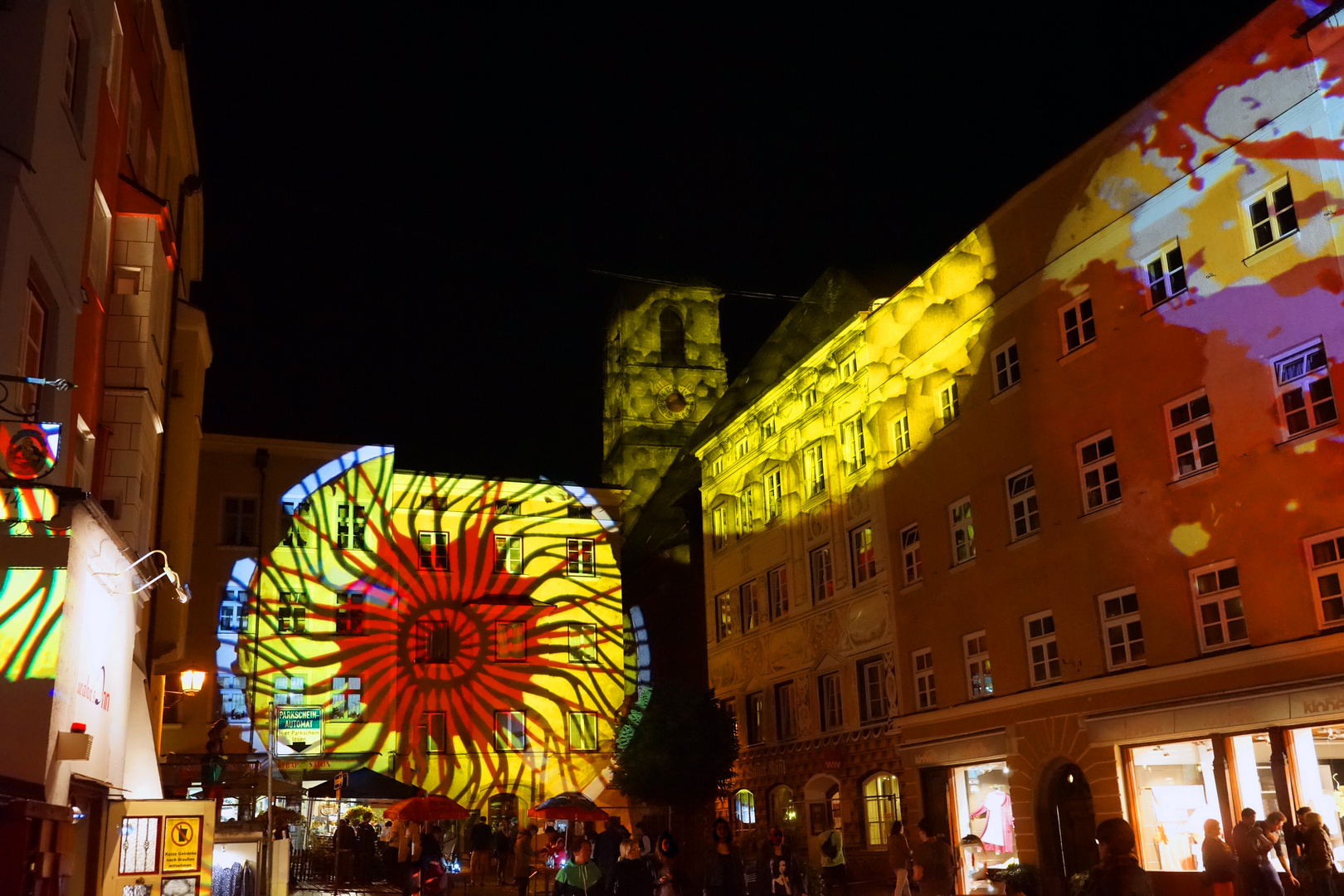 Lichtdurchflutete Altstadt