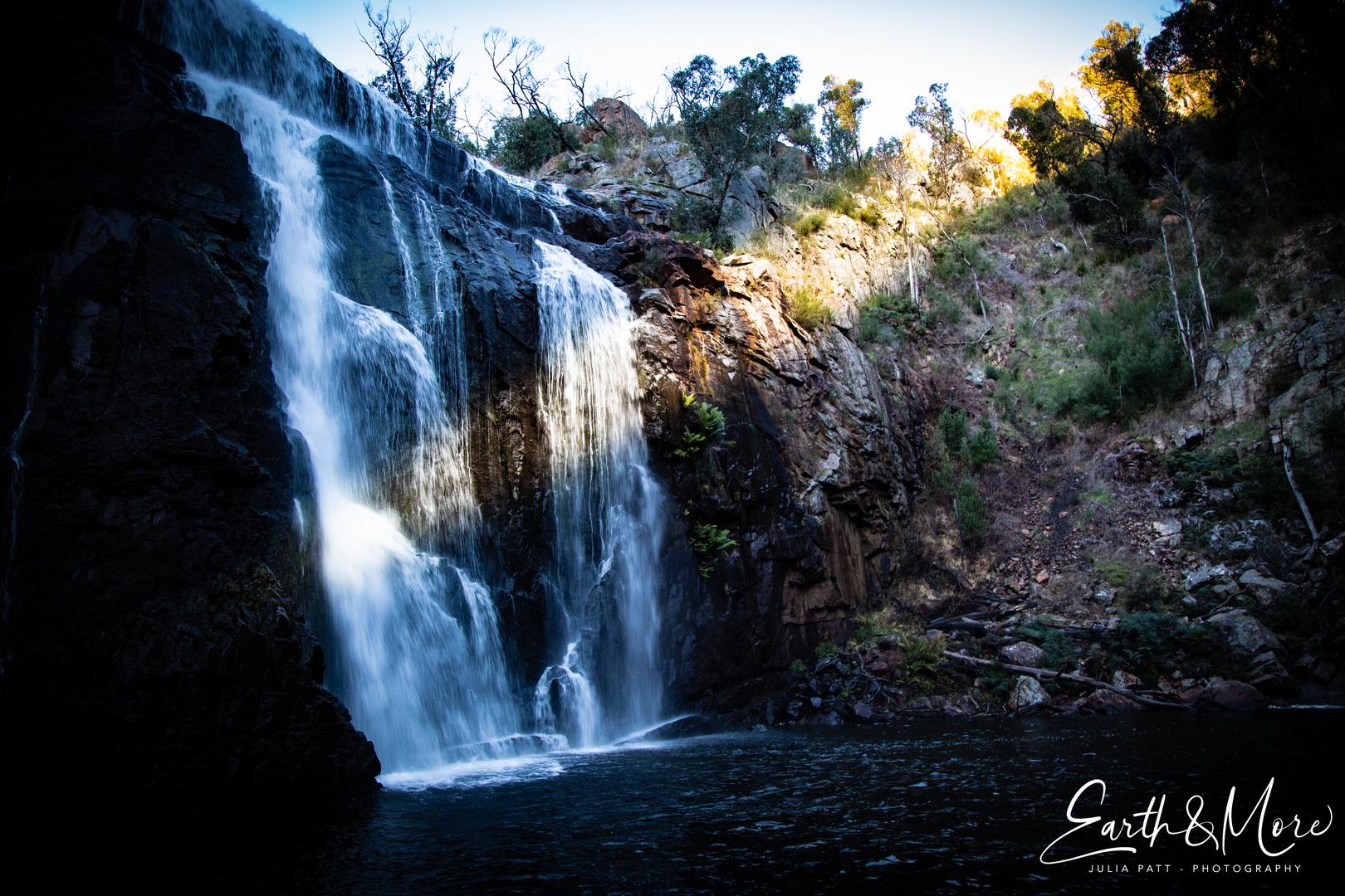 Lichteinfall am MacKenzie Fall