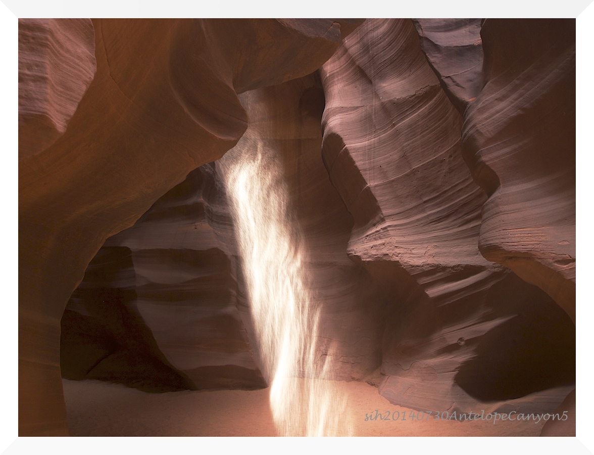 Lichteinfall in Antelope Canyon