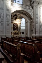 Lichteinfall in der Klosterkirche und heutige Pfarrkirche von St. Urban