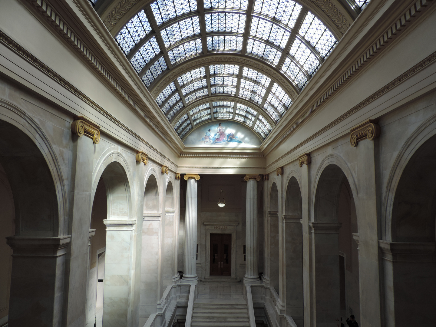 Lichteinfall ins State Capitols von Little Rock.