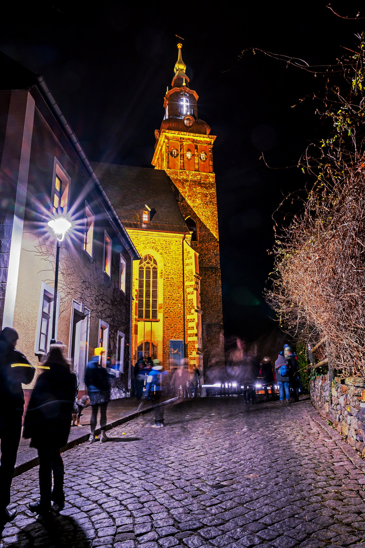 Lichtelfest fast ohne Menschen