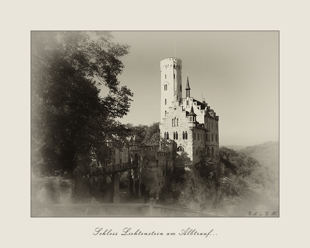 Lichtenstein-castle - Swabian Alb..... - Schloss Lichtenstein - Schwäb. Alb...-