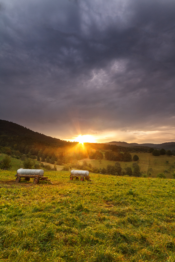 Lichtental, Sonnenaufgang.