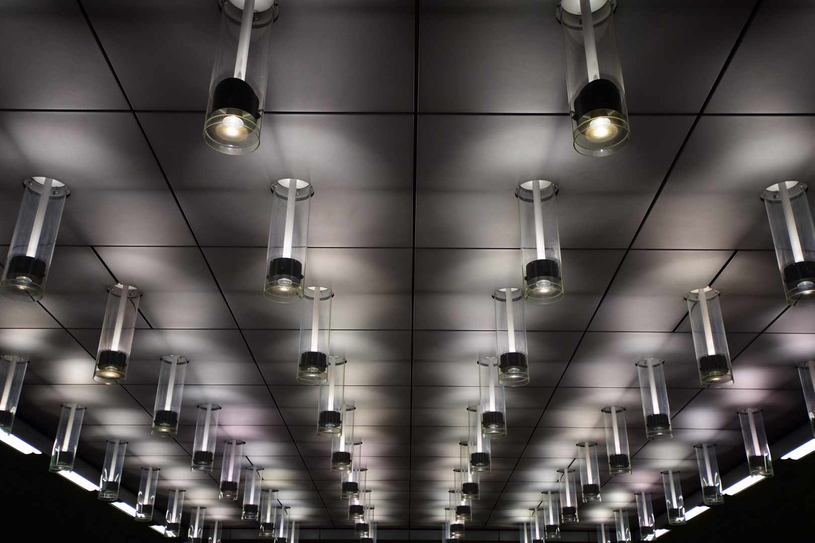Lichter am Berliner Hauptbahnhof