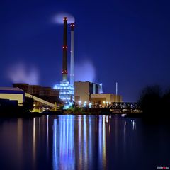 Lichter am Kanal - Kraftwerk Datteln