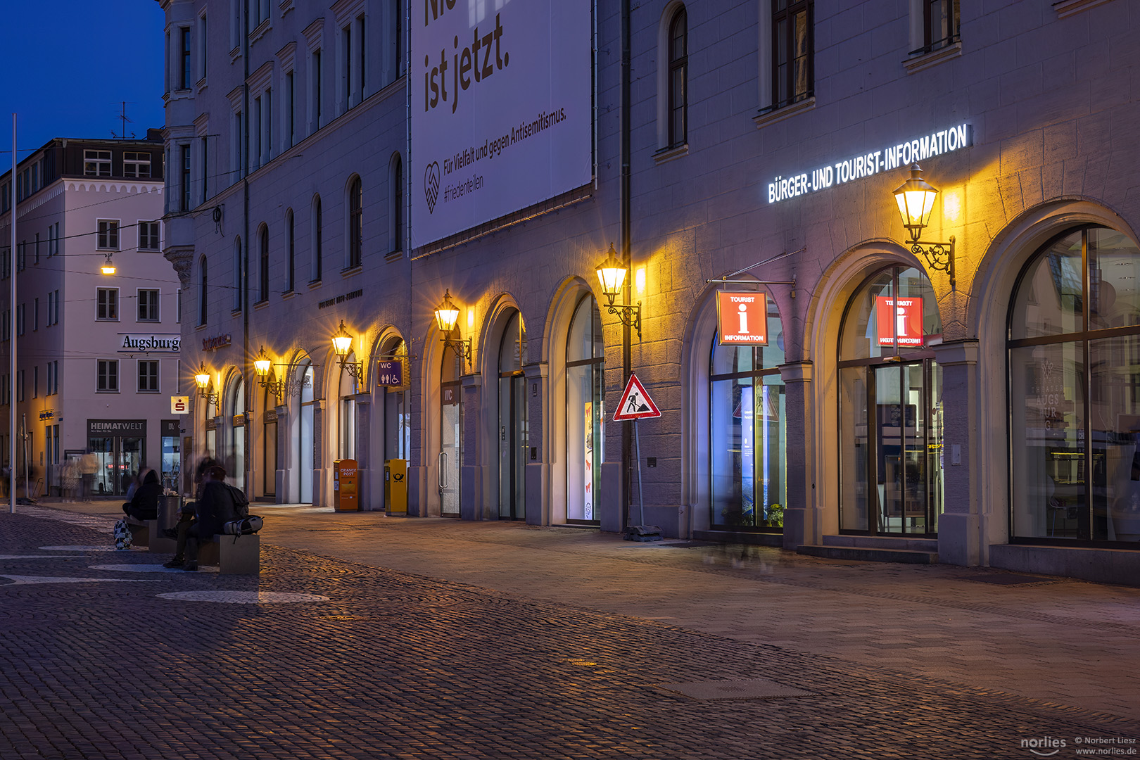 Lichter am Rathausplatz Augsburg