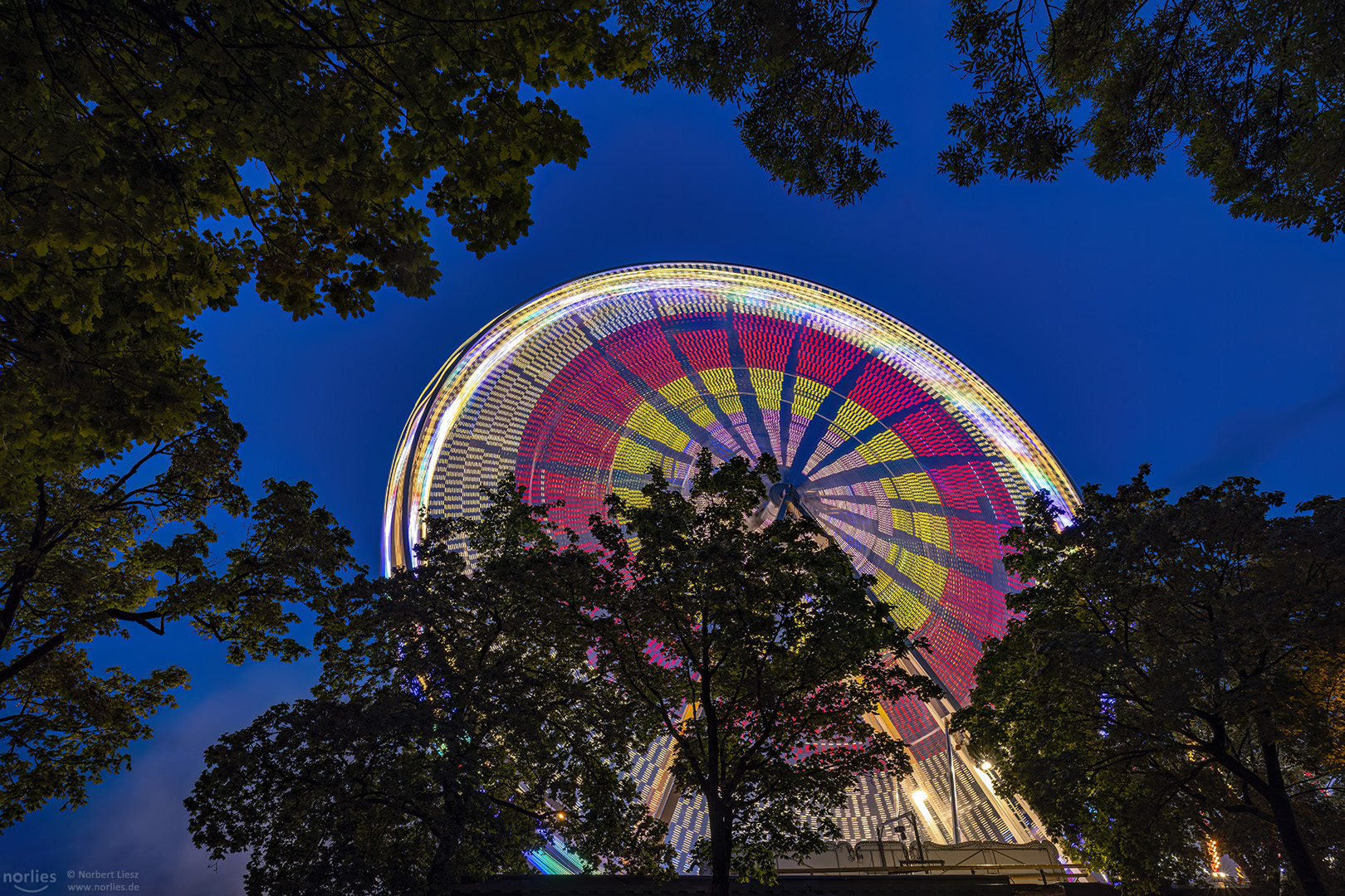 Lichter am Riesenrad