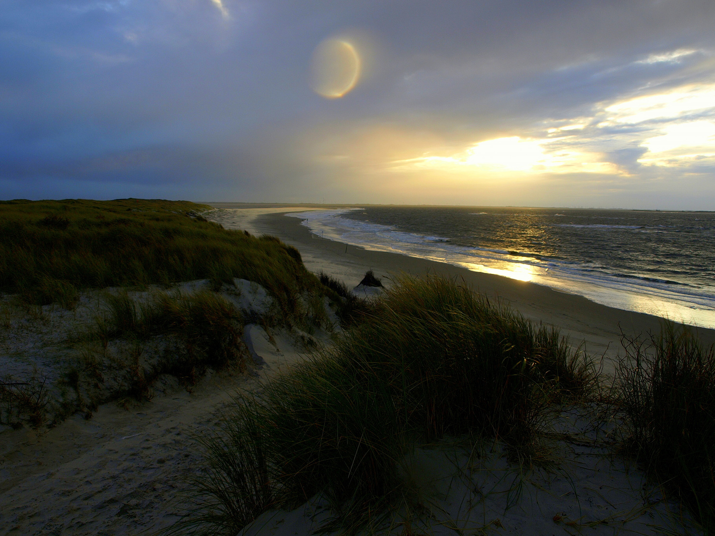 Lichter am Strand