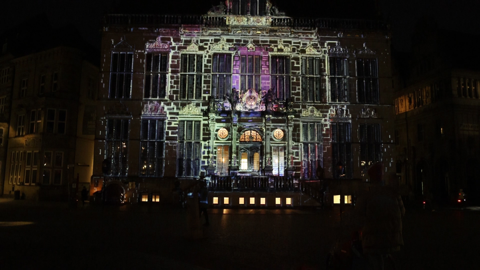 Lichter der City in Bremen - hier: Schütting