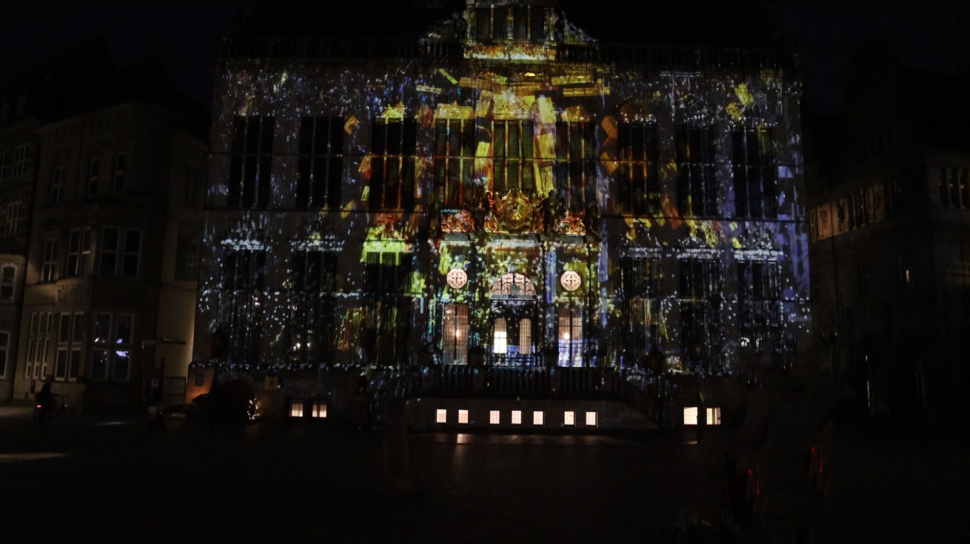 Lichter der City in Bremen - hier: Schütting