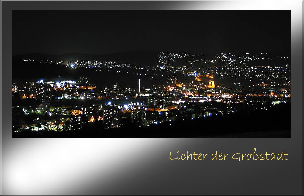 Lichter der Großstadt...