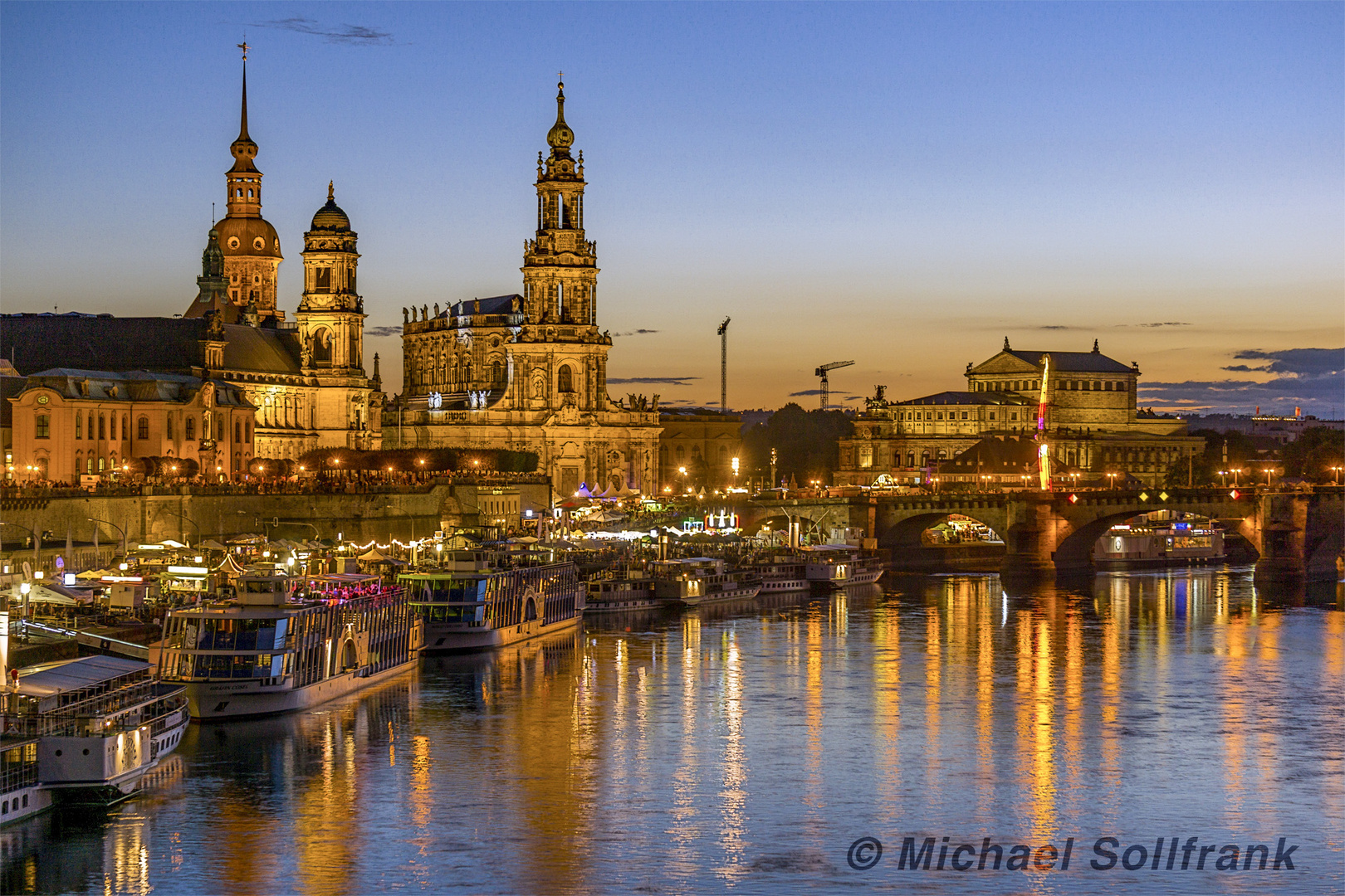 Lichter der Nacht in Dresden