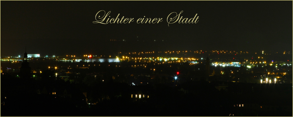 Lichter einer Stadt