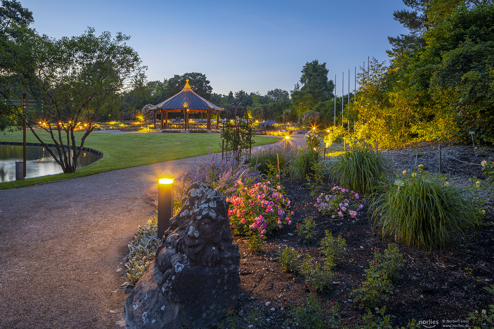 Lichter im Botanischen Garten