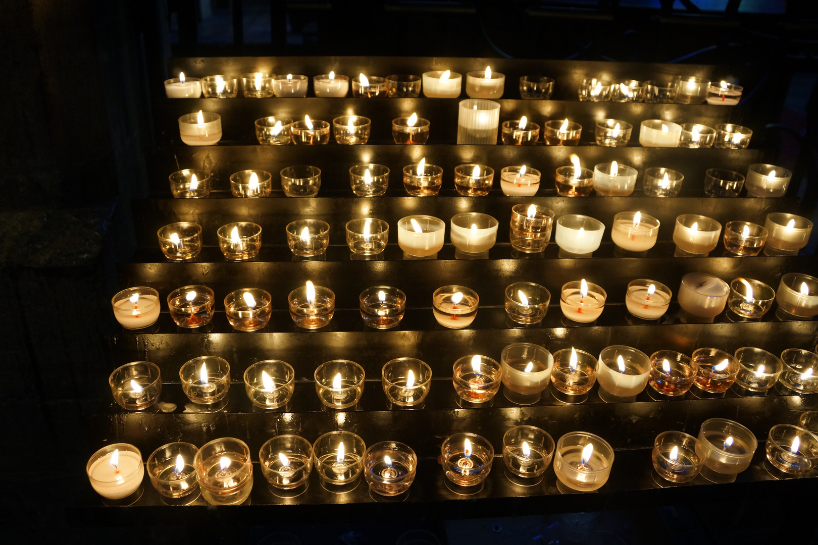 Lichter im Dom zu Metz