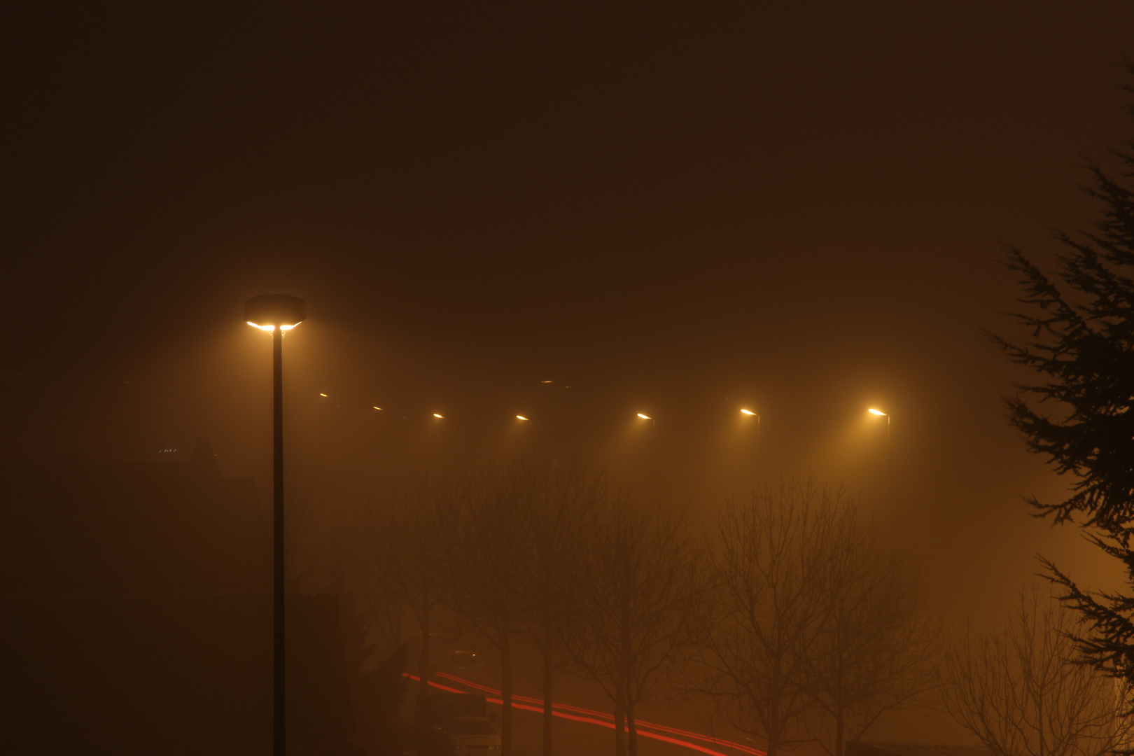 Lichter im Nebel