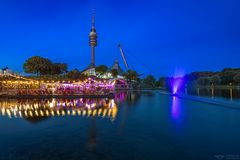 Lichter im Olympiapark München