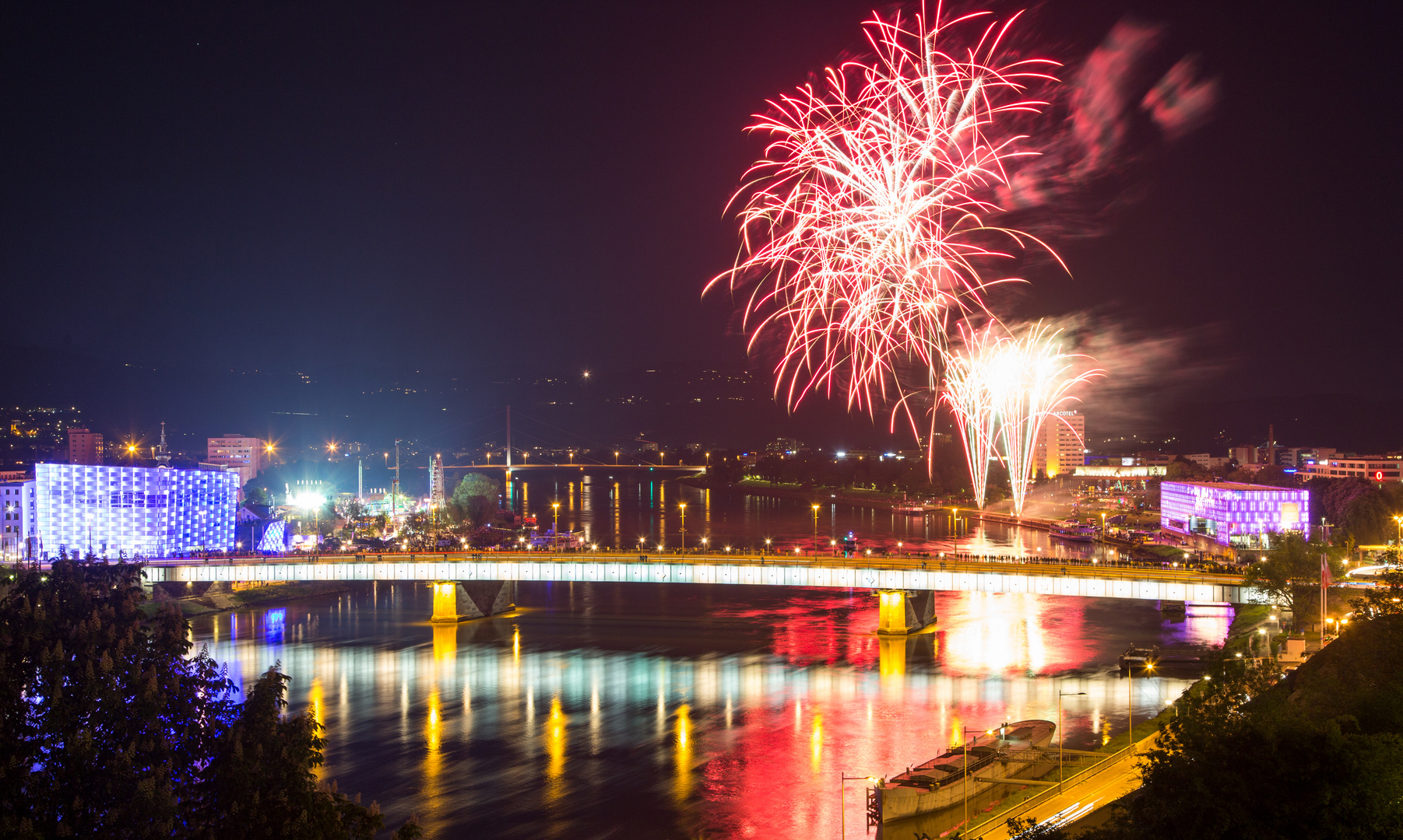 Lichter im Spiegel 