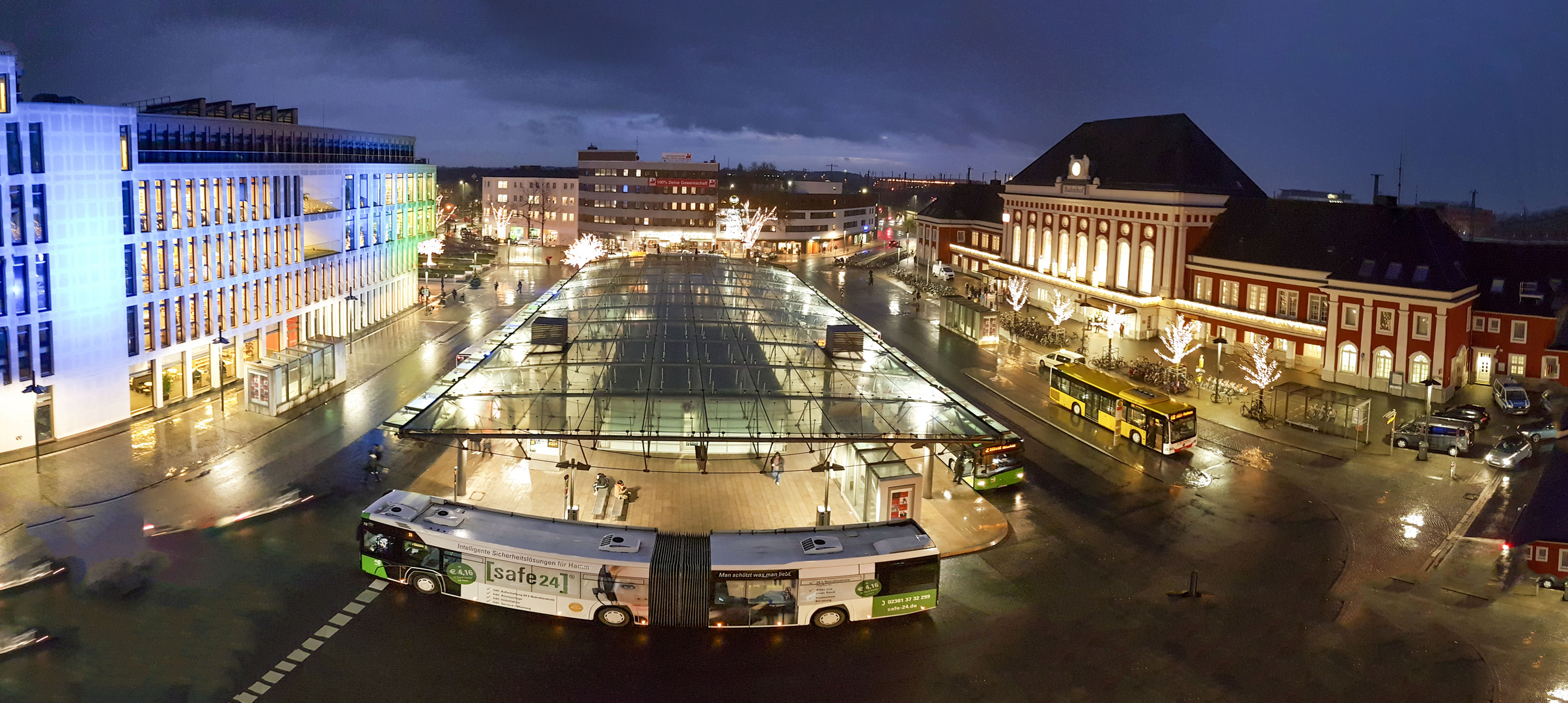 Lichter im Zentrum der Stadt