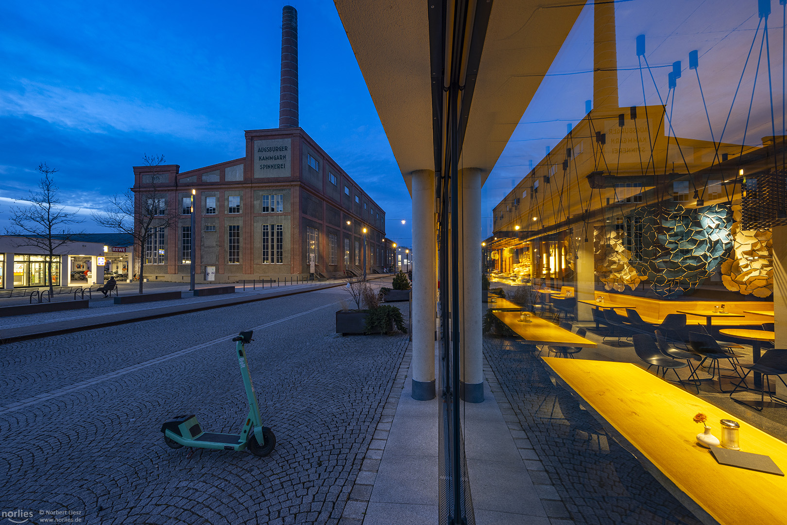 Lichter in der Kammgarn Spinnerei Augsburg