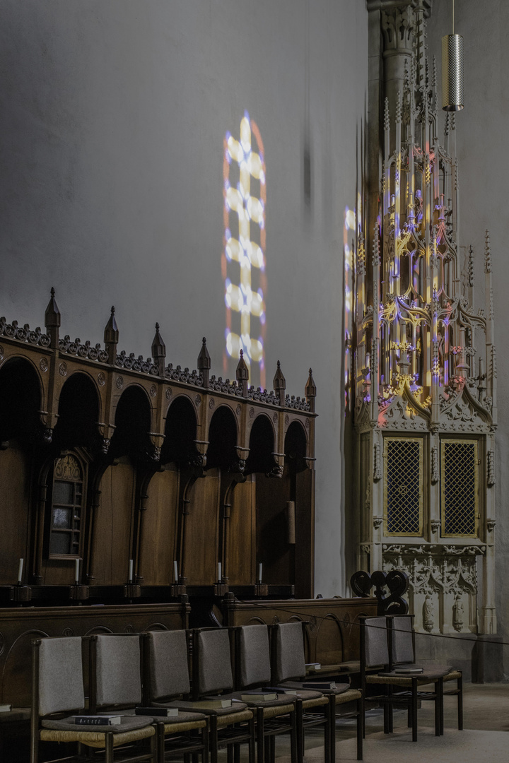 Lichter in der Klosterkirche Loccum