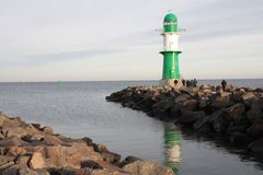 Lichter in Warnemünde