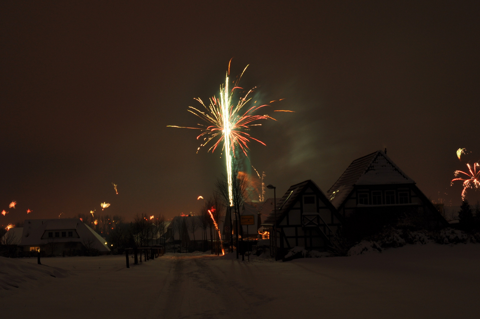 Lichter Moment in kalter Nacht