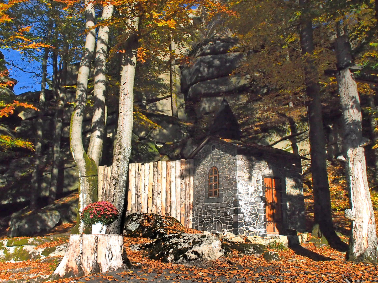 Lichter Oktobertag am Waldstein