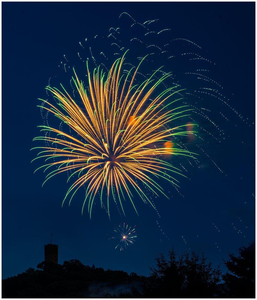 Lichter über der Burg 