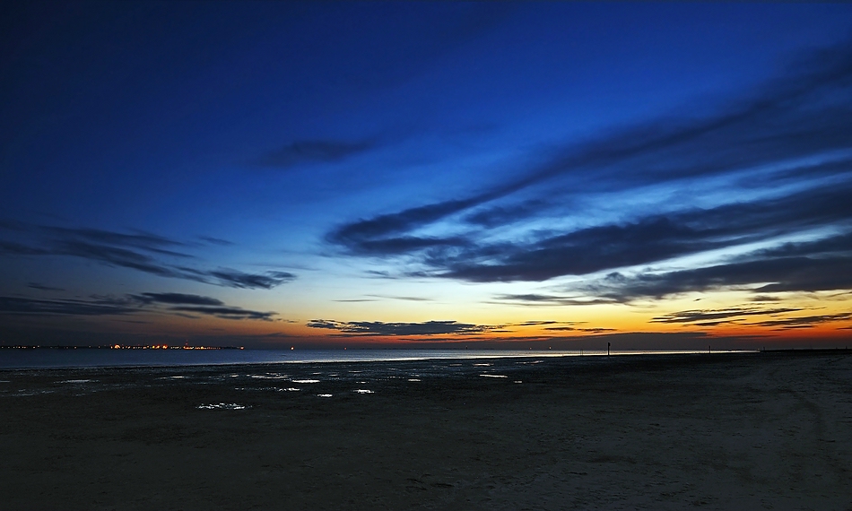 Lichter von Wilhelmshaven