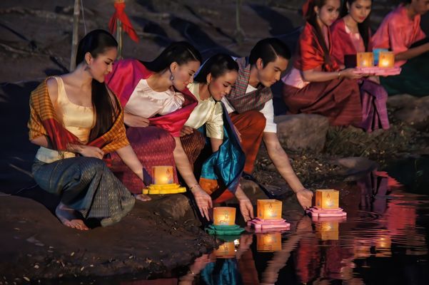 Lichter zum Neuen Jahr