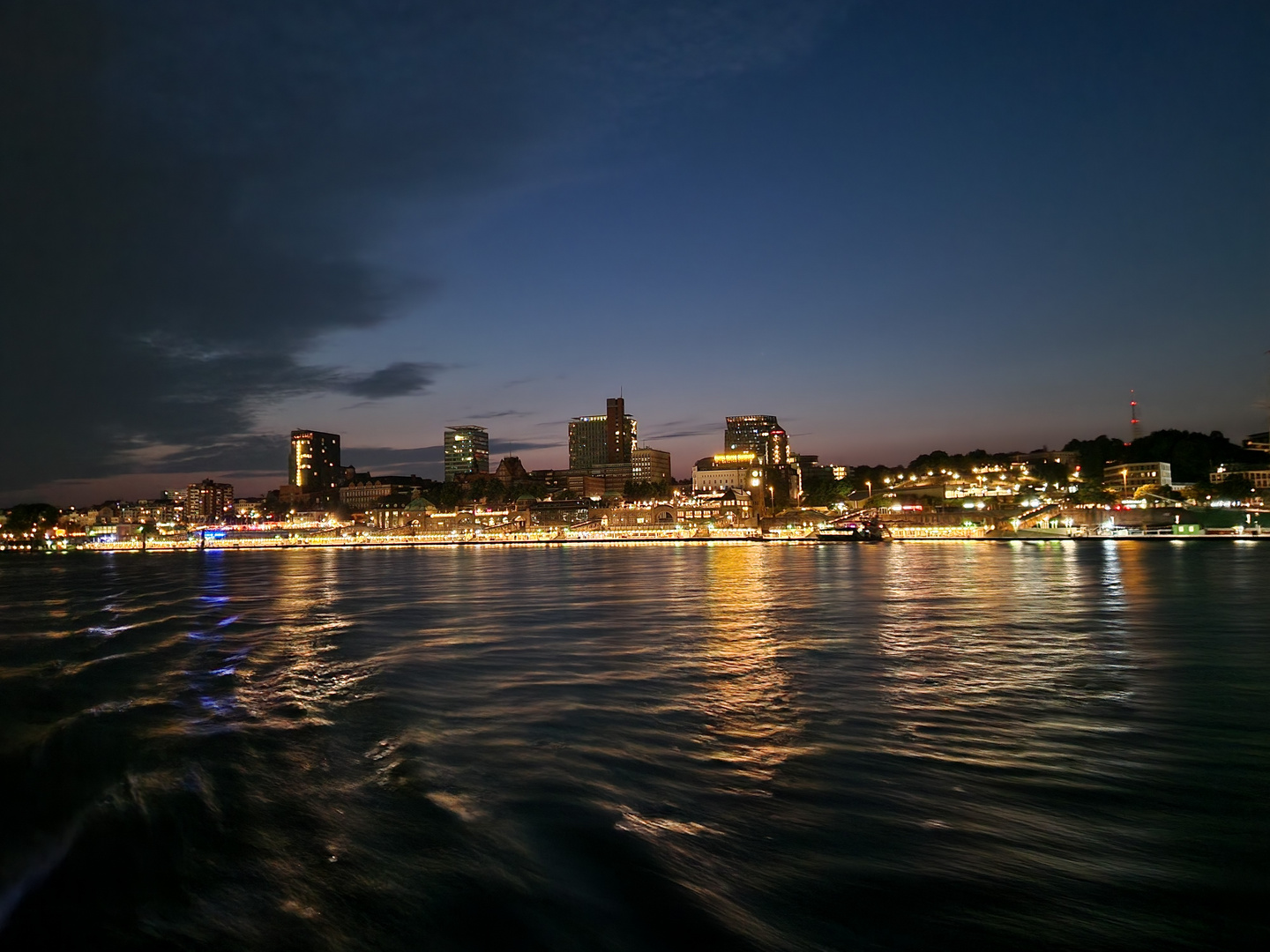 Lichterfahrt Hafen Hamburg