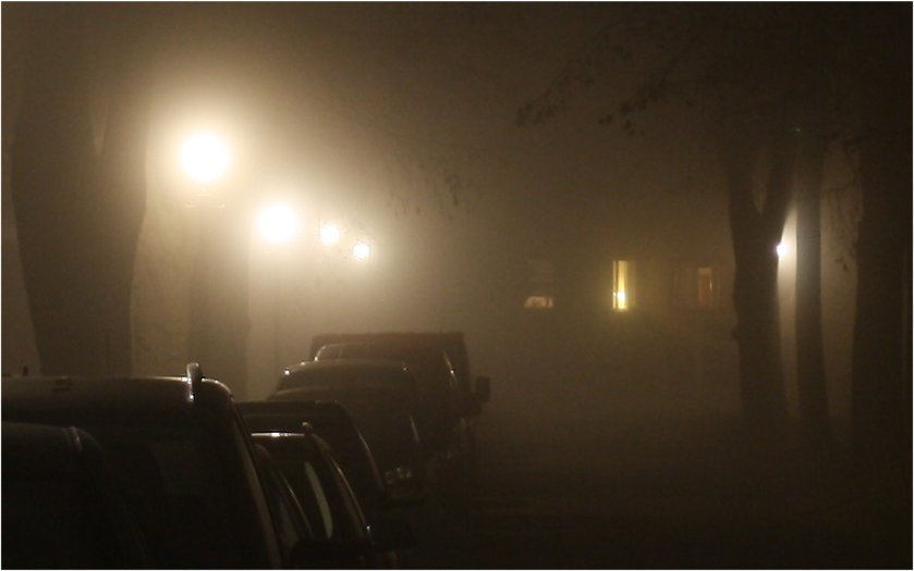 Lichterfelde im Nebel