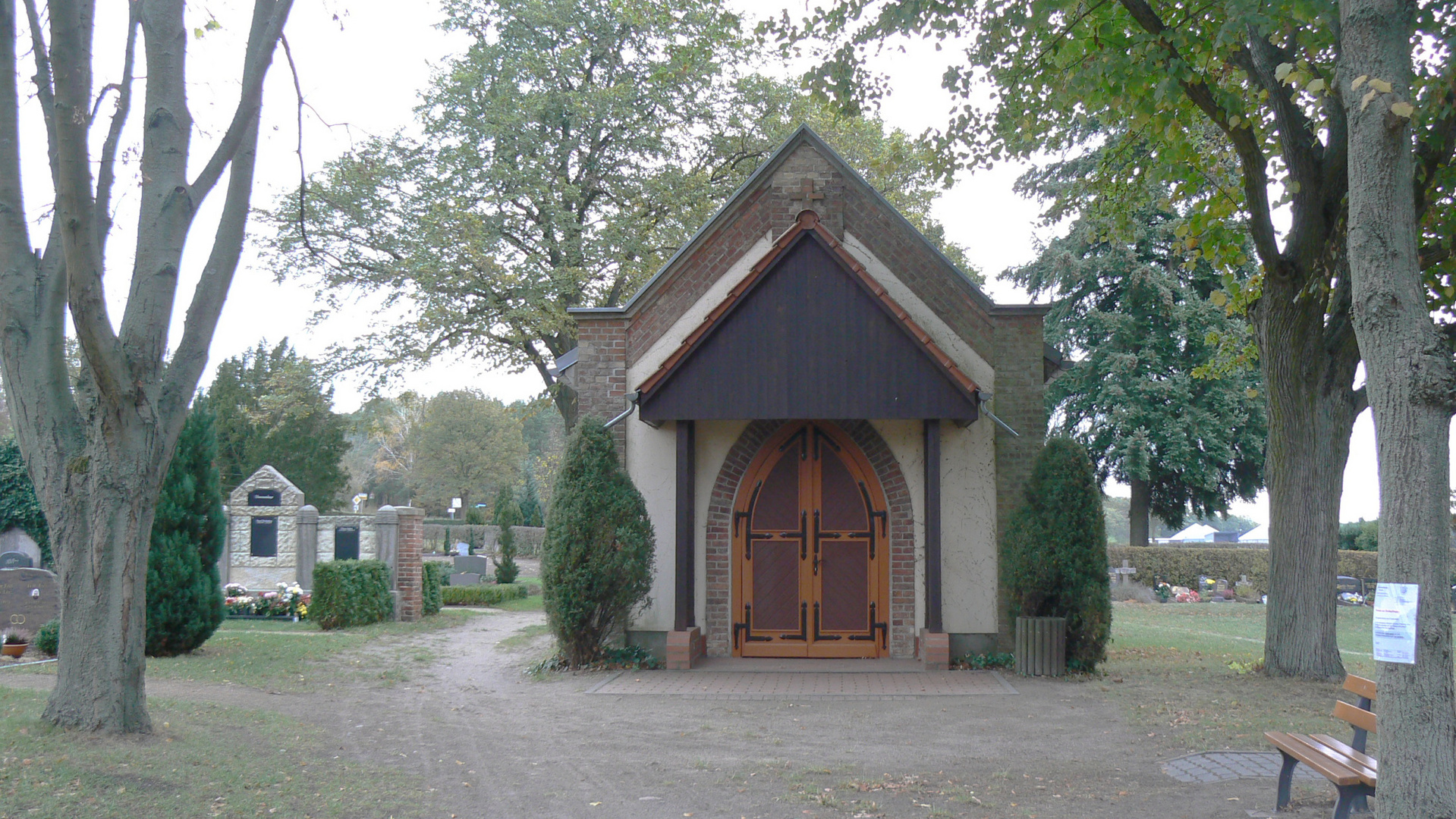 Lichterfelde Kapelle Friedhof Barnim Schorfheide Ortschronik Eberswalde