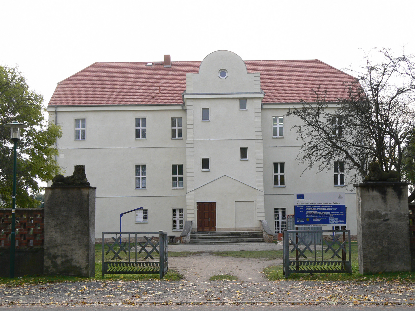 Lichterfelde Schloß Barnim Schorfheide Ortschronik Eberswalde