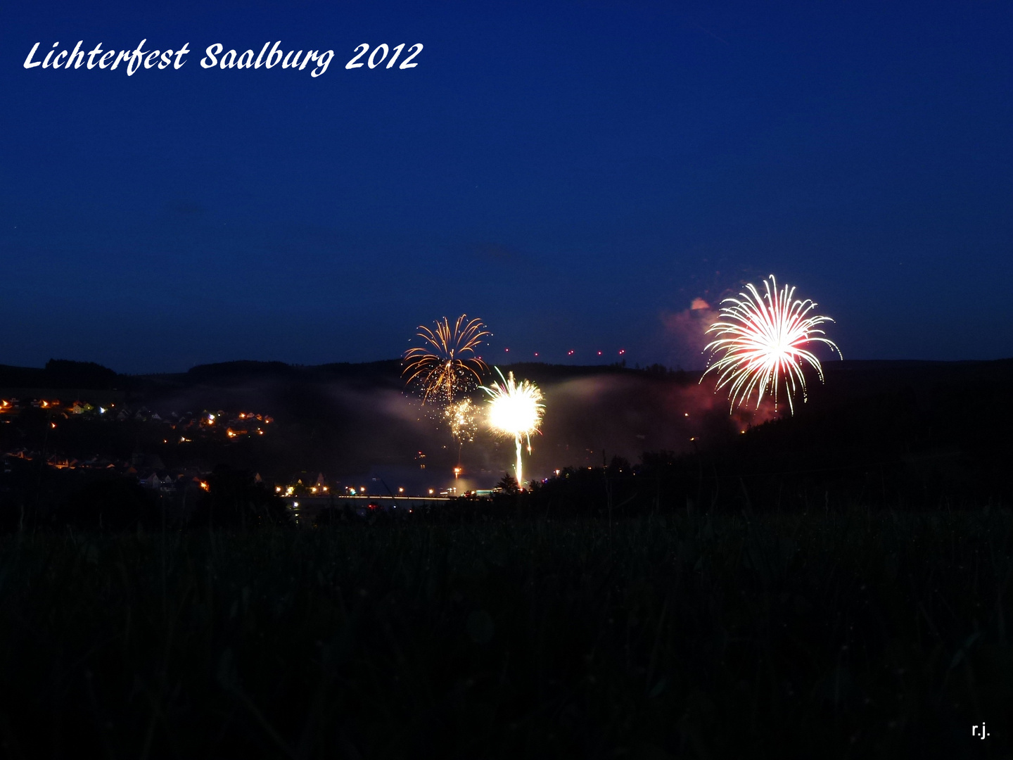 "Lichterfest 2012" Bleilochstausee Saalburg/Thür.