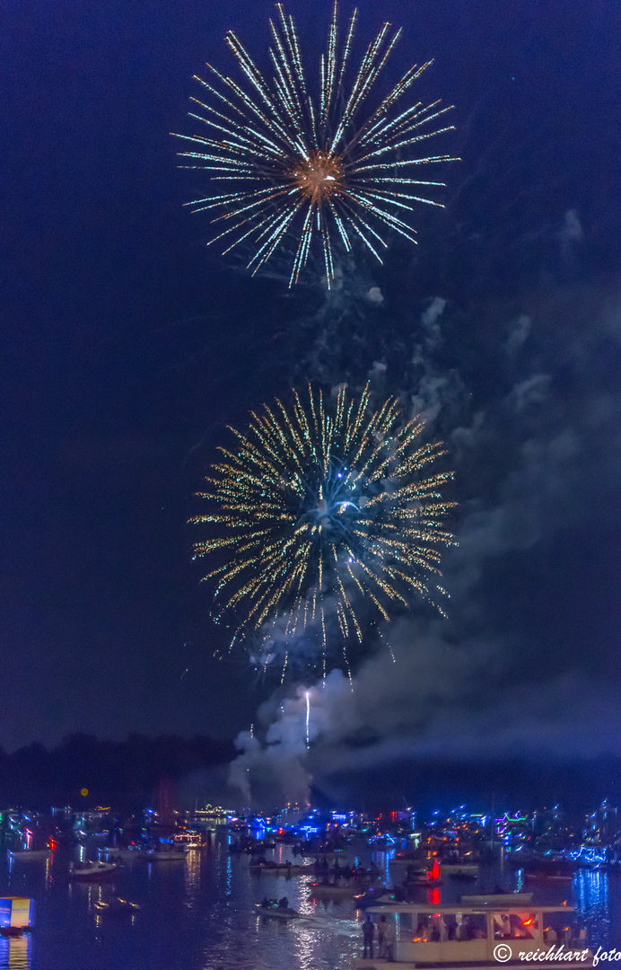 Lichterfest Alte Donau mit Feuerwerk 5