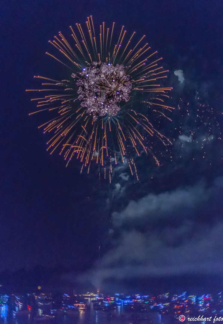 Lichterfest Alte Donau mit Feuerwerk 6