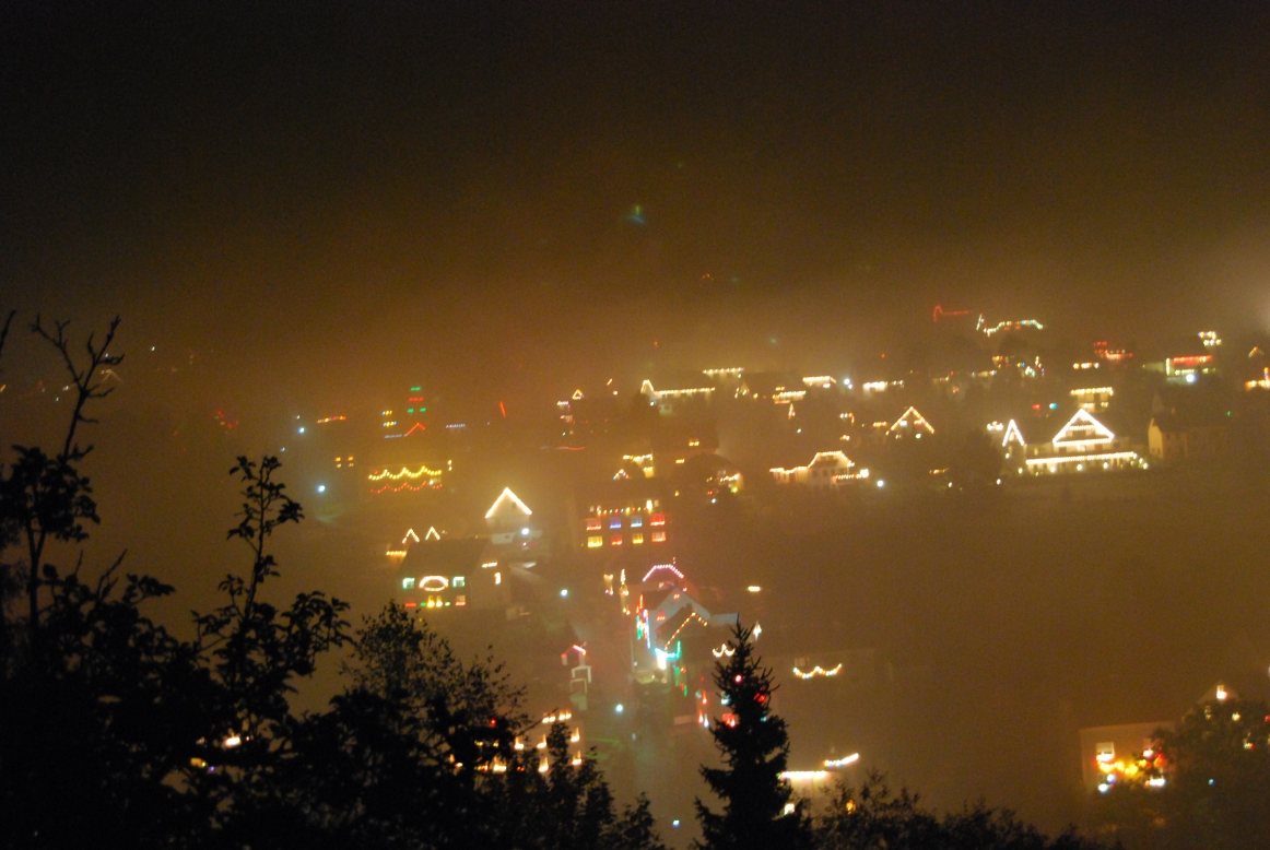 Lichterfest bei Nebel...