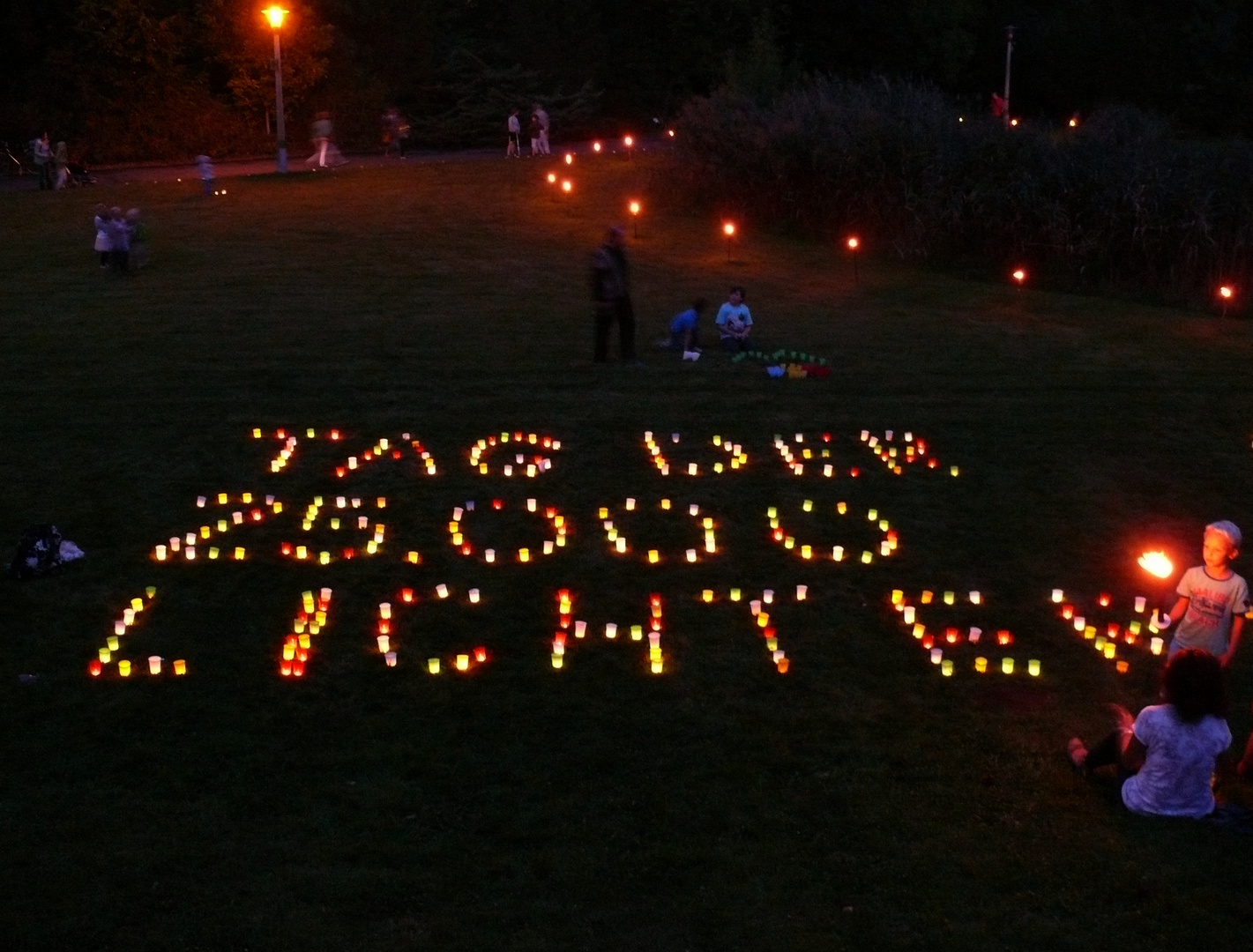 Lichterfest im Agra-Park Markkleeberg