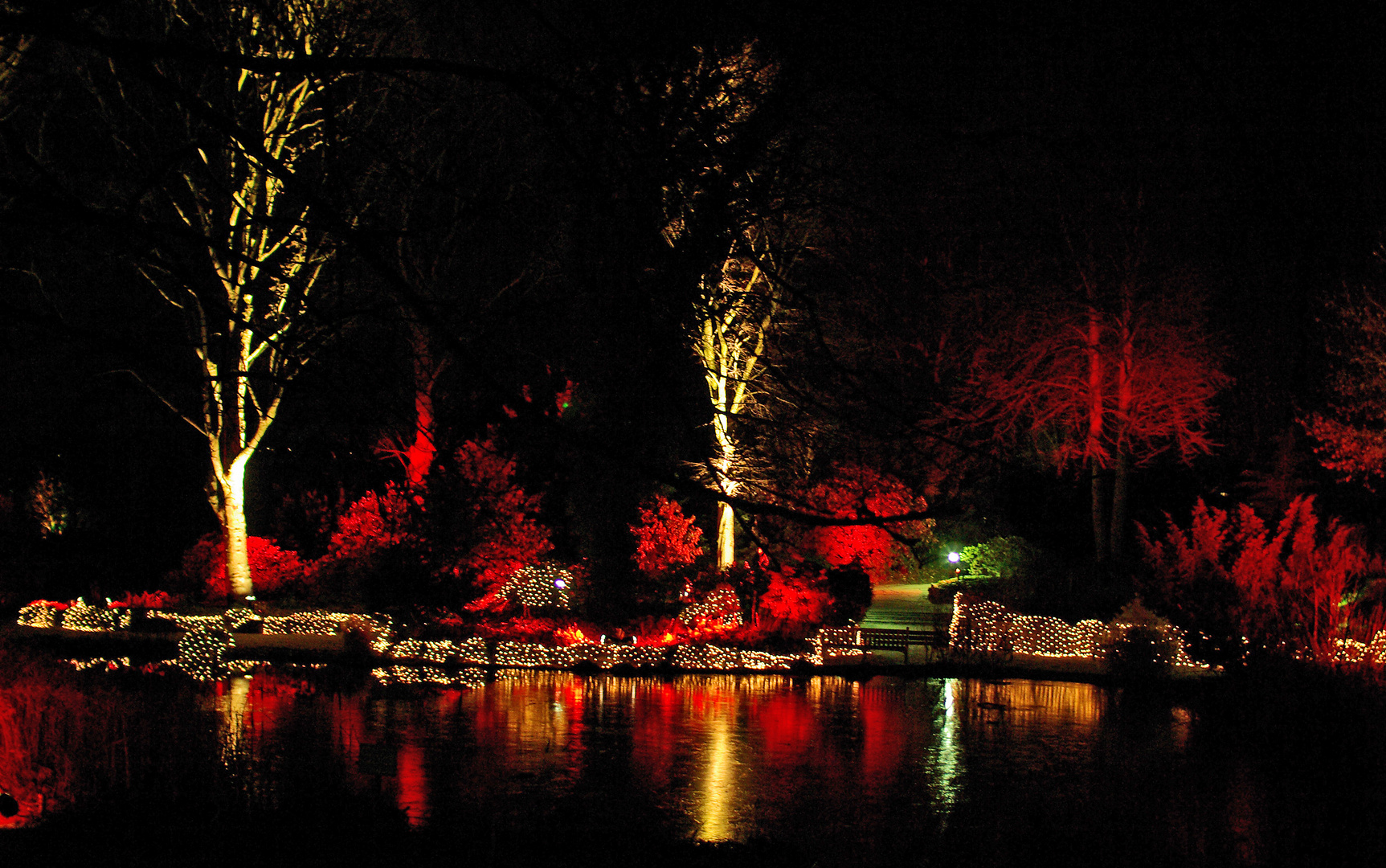 Lichterfest im Westfajenpark 1